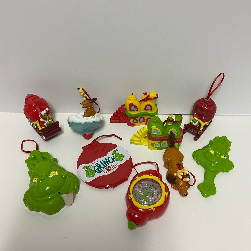 How the Grinch Stole Christmas Vintage 2000 Wendy's Toy Lot